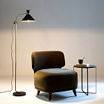 Торшер с поворотным плафоном Davy Brass Floor Lamp варинант исполнения - 6 | Loft Concept в Волгограде