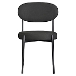 Стул мягкий Alfie Chair черный варинант исполнения - 1 | Loft Concept в Волгограде