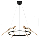 Подвесной светильник с декором в виде птиц Birds Ring Hanging Lamp варинант исполнения - 2 | Loft Concept в Волгограде