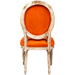 Стул из натурального бука оранжевое с цветным принтом Impressionism in Color варинант исполнения - 2 | Loft Concept в Волгограде