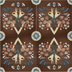 Плитка с узором Клубника варинант исполнения - 1 | Loft Concept в Волгограде