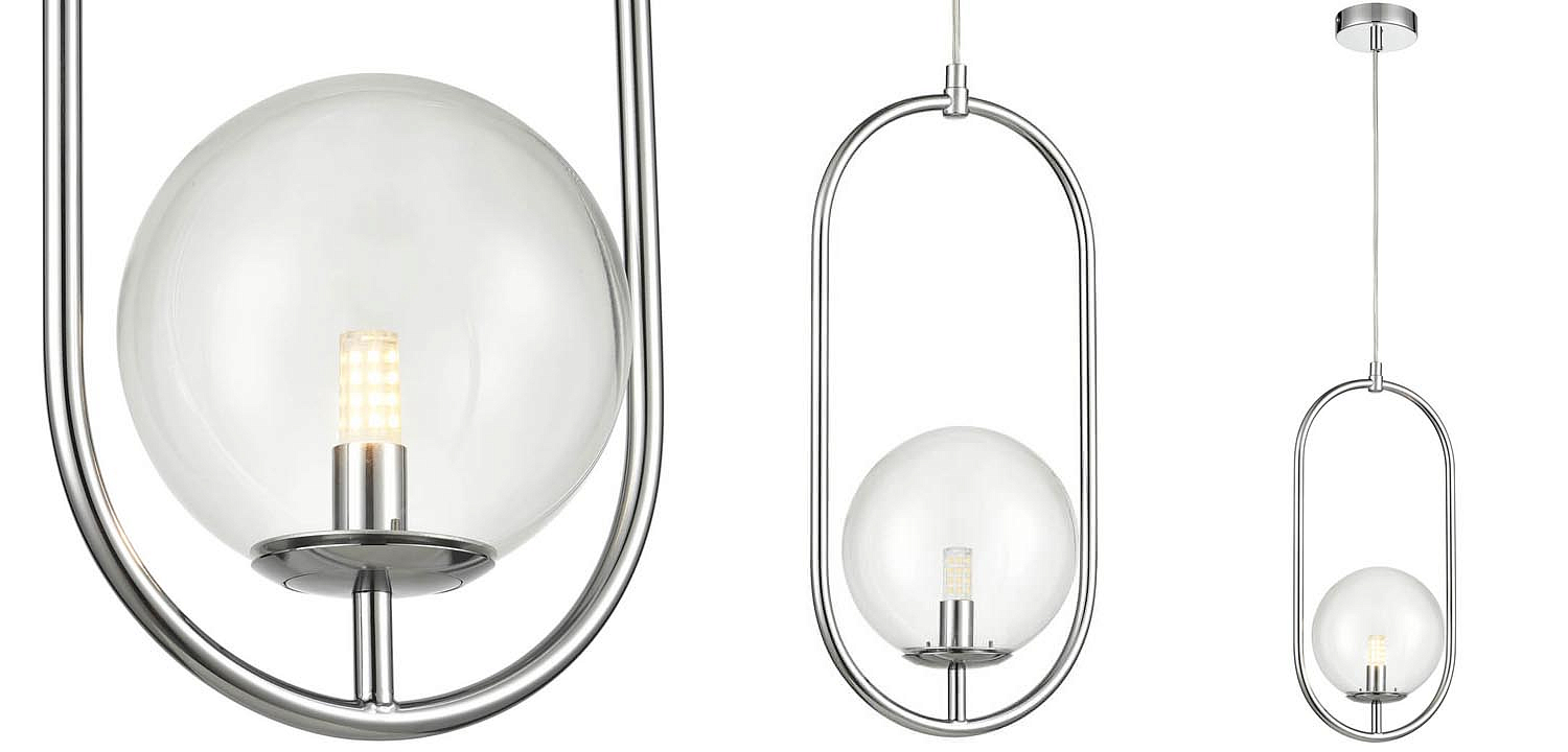 Подвесной светильник B.LUX C Ball oval chrome Подвесной светильник B.LUX C Ball oval chrome - Loft-Concept в Волгограде