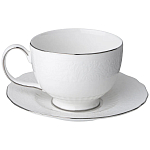 Чайный набор белый из фарфора на 6 персон 12 предметов 280 мл Garden Whisper Porcelain Set  варинант исполнения - 2 | Loft Concept в Волгограде