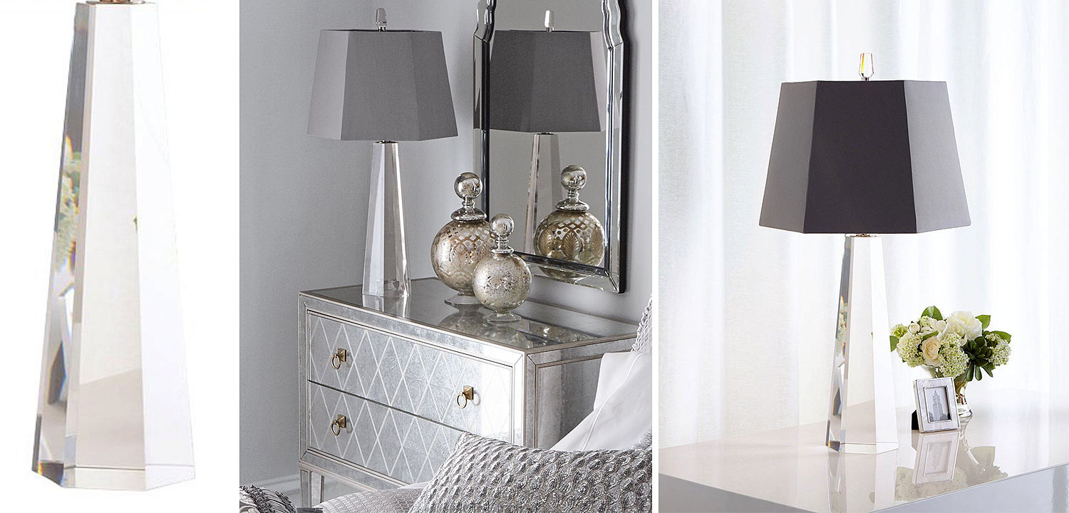 Настольная лампа Crystal Pyramid Table lamp Настольная лампа Crystal Pyramid Table lamp - Loft-Concept в Волгограде
