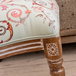 Стул из массива бука светло-зеленый с растительным орнаментом Raffael Angel Green Chair варинант исполнения - 5 | Loft Concept в Волгограде