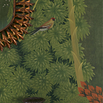 Обои ручная роспись Malwa Original colourway on Olive tobacco варинант исполнения - 3 | Loft Concept в Волгограде