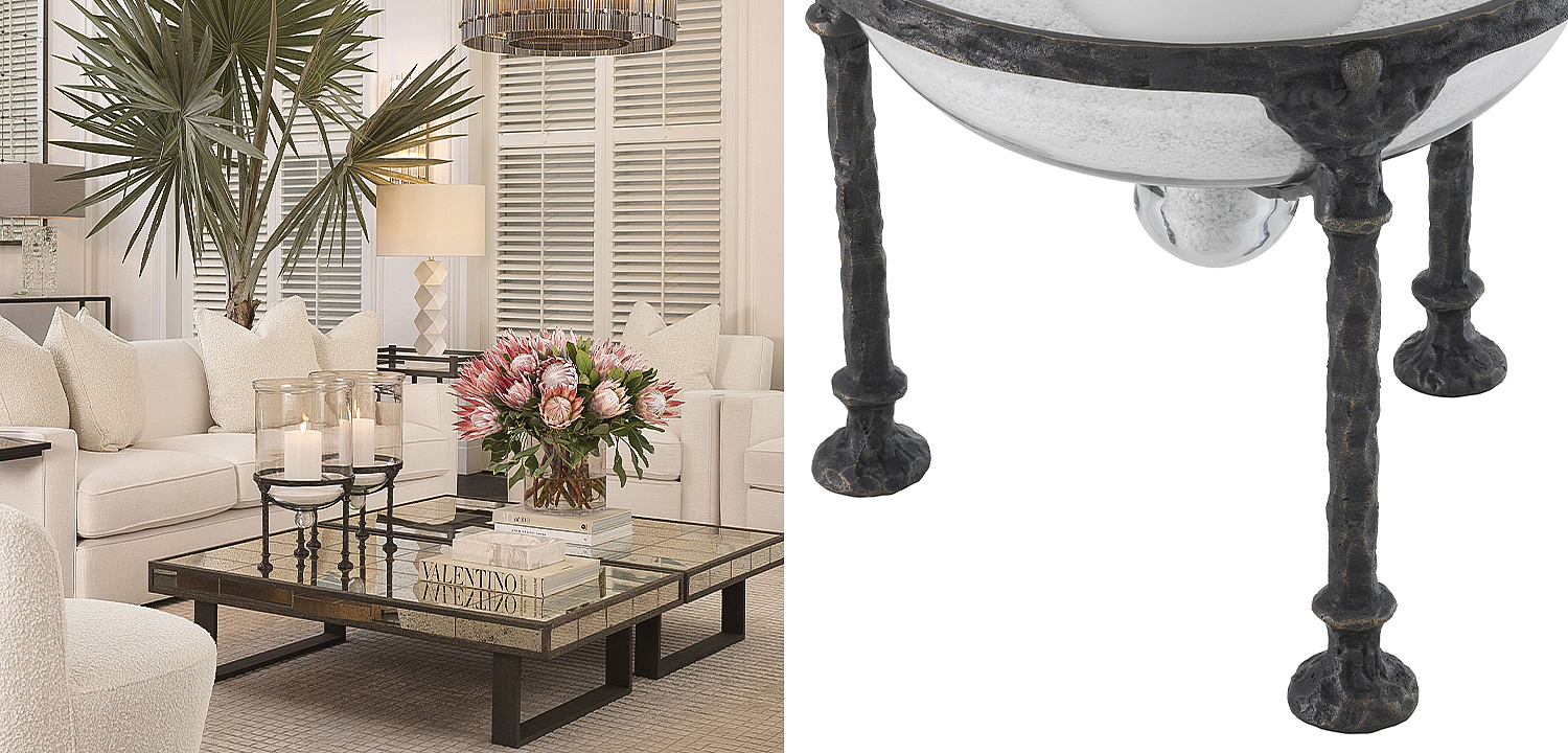 Подсвечник Eichholtz Hurricane Grace Bronze Подсвечник Eichholtz Hurricane Grace Bronze - Loft-Concept в Волгограде
