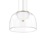 Подвесной светильник с куполообразным прозрачным стеклянным плафоном Grada Light варинант исполнения - 7 | Loft Concept в Волгограде