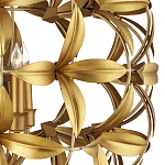 Люстра в форме шара из золотых лепестков Hanging Flowers варинант исполнения - 2 | Loft Concept в Волгограде