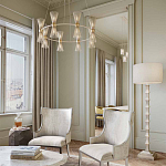 Торшер с фактурным каркасом и прямоугольным тканевым абажуром Shiye and Simplicity варинант исполнения - 3 | Loft Concept в Волгограде