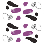 Плитка с узором Камни варинант исполнения - 1 | Loft Concept в Волгограде