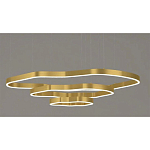 Люстра подвесная с 3-мя ассиметричными светодиодными лампами Golden Current варинант исполнения - 1 | Loft Concept в Волгограде