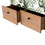 Шкаф с принтом Floral notes варинант исполнения - 3 | Loft Concept в Волгограде