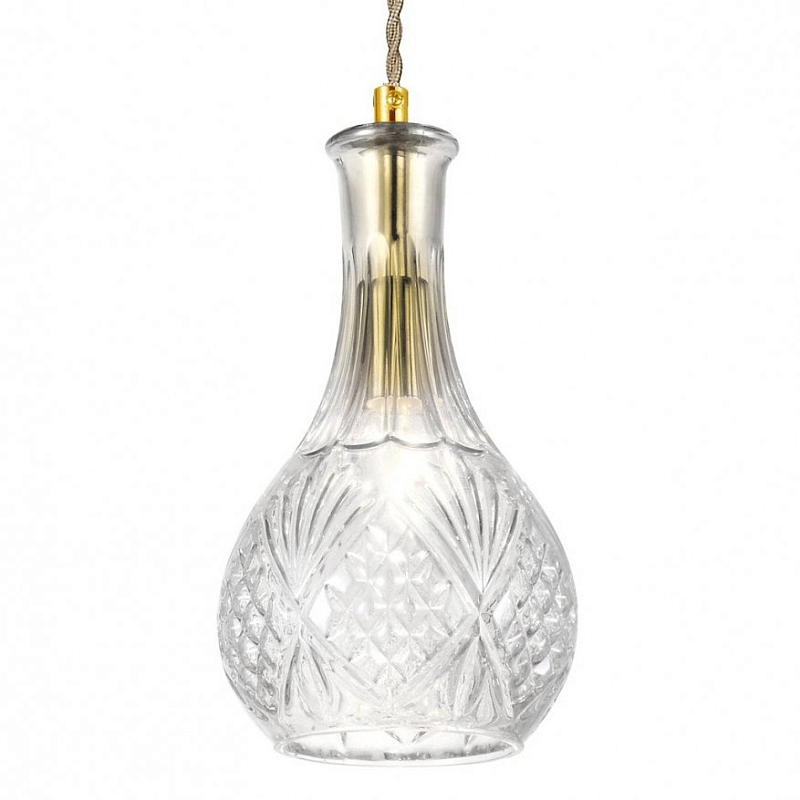 Подвесной светильник lee broom DECANTERLIGHT pendant III Золотой Прозрачное Стекло Подвесной светильник lee broom DECANTERLIGHT pendant III Золотой Прозрачное Стекло в Волгограде | Loft Concept