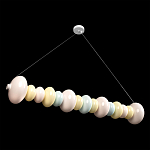 Подвесной светильник светодиодный горизонтальный в виде ожерелья из пастельных сфер Pastel Lunaria Horizon  варинант исполнения - 3 | Loft Concept в Волгограде