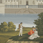 Обои ручная роспись Monuments of Paris Roberts on scenic paper варинант исполнения - 2 | Loft Concept в Волгограде