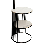 Торшер с абажуром и приставным столом Zullo Lighting and Furniture Floor Lamp варинант исполнения - 2 | Loft Concept в Волгограде