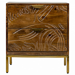 Прикроватная тумба с фактурным фасадом Termite варинант исполнения - 1 | Loft Concept в Волгограде