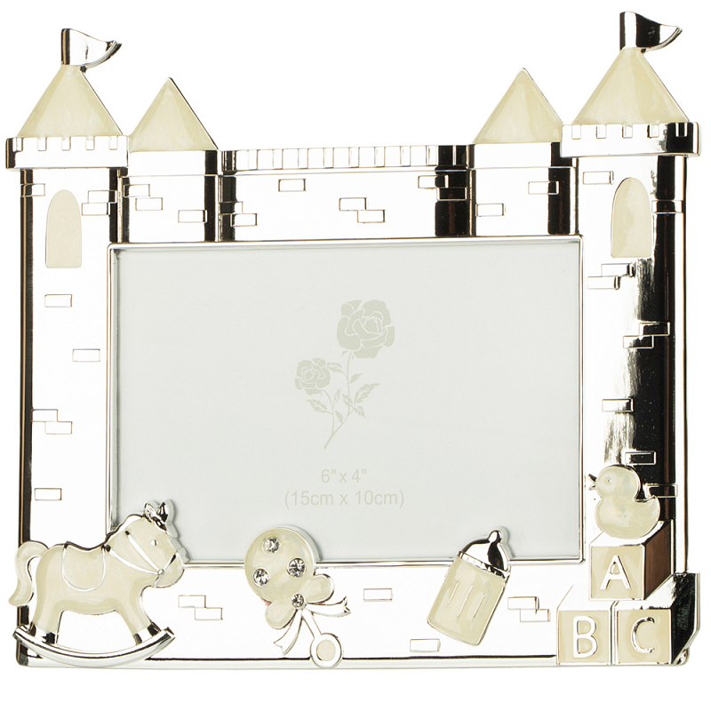 Фоторамка детская Childhood Corner Lock Серебряный Фоторамка детская Childhood Corner Lock Серебряный в Волгограде | Loft Concept