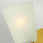 Бра с белым матовым стеклянным плафоном и тремя декоративными шарами Hinkley варинант исполнения - 9 | Loft Concept в Волгограде