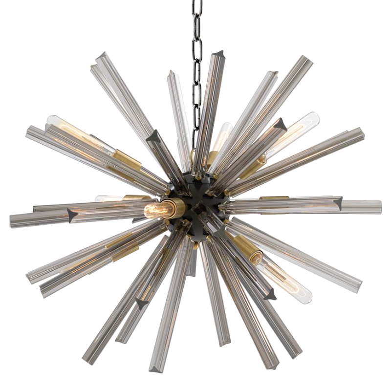 Люстра Chandelier Equalizer S Smoke Дымчатый (Smoke) Латунь Черный Люстра Chandelier Equalizer S Smoke Дымчатый (Smoke) Латунь Черный в Волгограде | Loft Concept