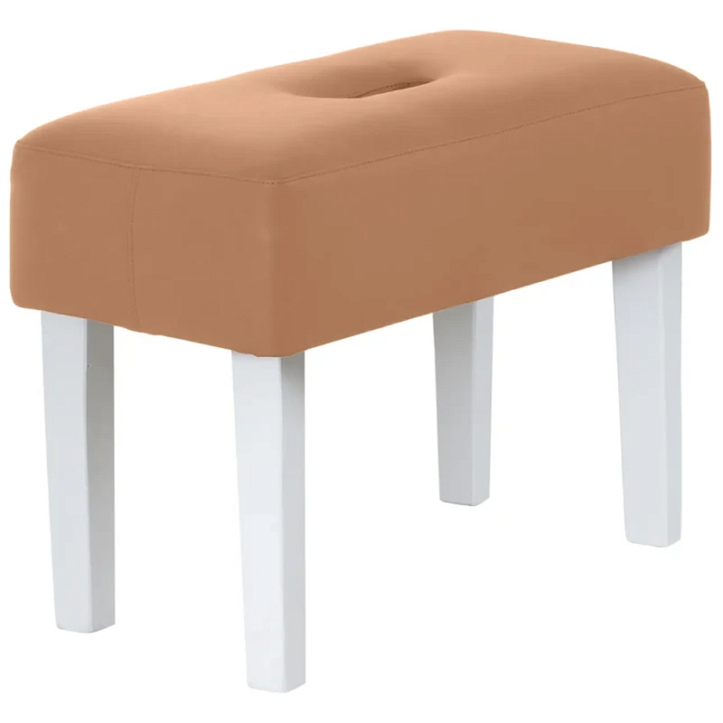 Мягкий пуф на белых ножках Winton Pouf Мульти Мягкий пуф на белых ножках Winton Pouf Мульти в Волгограде | Loft Concept