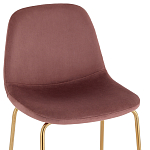 Барный стул на золотистых ножках VENDRAMIN Pink варинант исполнения - 6 | Loft Concept в Волгограде