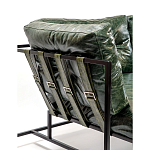 Диван Лофт Натуральная Винтажная кожа Зеленый Two Seat Encounter Leather Sofa варинант исполнения - 5 | Loft Concept в Волгограде