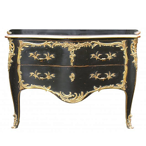 Комод L.XV CHEST OF DRAWERS IN THE STYLE OF B.V.R Black