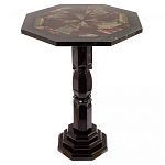 Кофейный стол из натуральных камней Змеевик и Яшма Natural Stone Tables варинант исполнения - 1 | Loft Concept в Волгограде