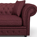 Мебельная ткань Шенилл бордовый цвет 138 см T4-38 варинант исполнения - 8 | Loft Concept в Волгограде