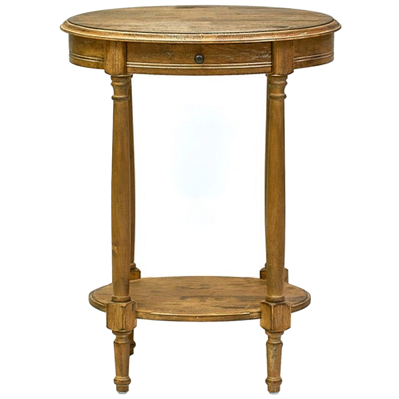 Деревянный овальный кофейный стол Margery Provence Coffee Table Темный дуб Деревянный овальный кофейный стол Margery Provence Coffee Table Темный дуб в Волгограде | Loft Concept