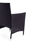 Обеденный комплект из искуственного ротанга Vintara черный варинант исполнения - 2 | Loft Concept в Волгограде