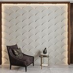 Гипсовая 3D Панель Aura варинант исполнения - 1 | Loft Concept в Волгограде