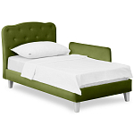 Кровать с мягким изголовьем Luna Palmer Bed варинант исполнения - 3 | Loft Concept в Волгограде