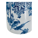 Ваза с мотивами цветущего сада с попугаями Vase Inspired by Nature варинант исполнения - 3 | Loft Concept в Волгограде