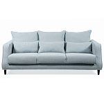 Диван Seldon с мягкими подушками голубое букле варинант исполнения - 7 | Loft Concept в Волгограде