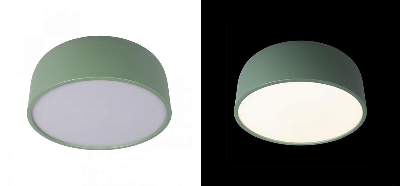 Светильник потолочный круглый Color cup Green Светильник потолочный круглый Color cup Green - Loft-Concept в Волгограде