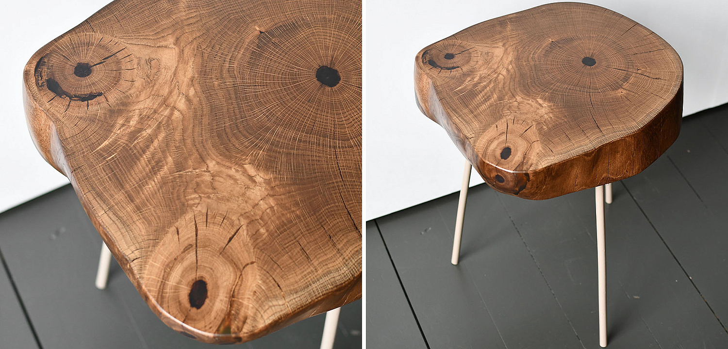 Приставной стол Povey Industrial Metal Rust Side Table Приставной стол Povey Industrial Metal Rust Side Table - Loft-Concept в Волгограде