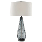 Настольная лампа с фактурным стеклянным основанием Glass Vertical варинант исполнения - 2 | Loft Concept в Волгограде