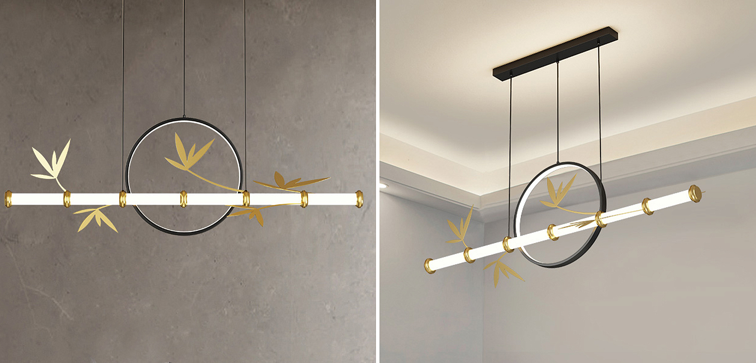 Линейный Светильник в Японском стиле Бамбук Japanese Style Linear Bamboo Lamp Линейный Светильник в Японском стиле Бамбук Japanese Style Linear Bamboo Lamp - Loft-Concept в Волгограде