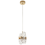 Подвесной светильник из хрусталя Fleuretta Crystal Gold Hanging Lamp варинант исполнения - 2 | Loft Concept в Волгограде