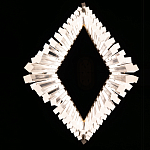 Люстра золотого цвета в форме галочки с каскадом длинных прозрачных трубок Eurofase варинант исполнения - 12 | Loft Concept в Волгограде