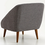 Кресло серое Pauley Grey Armchair варинант исполнения - 2 | Loft Concept в Волгограде