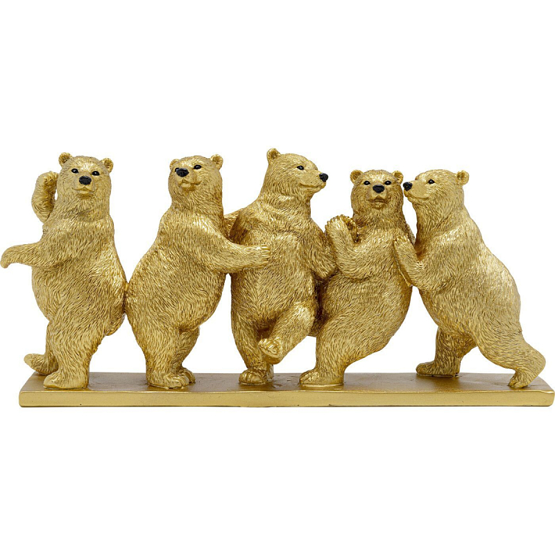 Статуэтка золотая Friendly Bears Золотой Статуэтка золотая Friendly Bears Золотой в Волгограде | Loft Concept