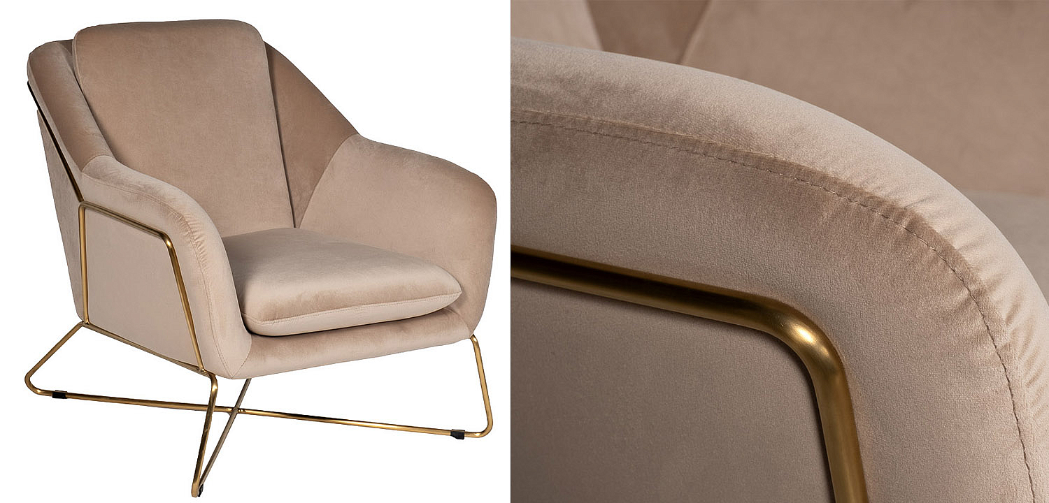 Кресло Umbra Armchair beige Кресло Umbra Armchair beige - Loft-Concept в Волгограде