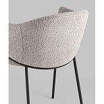 Стул Brace букле серый варинант исполнения - 3 | Loft Concept в Волгограде