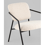 Кресло лаунж Rooney букле белый варинант исполнения - 4 | Loft Concept в Волгограде