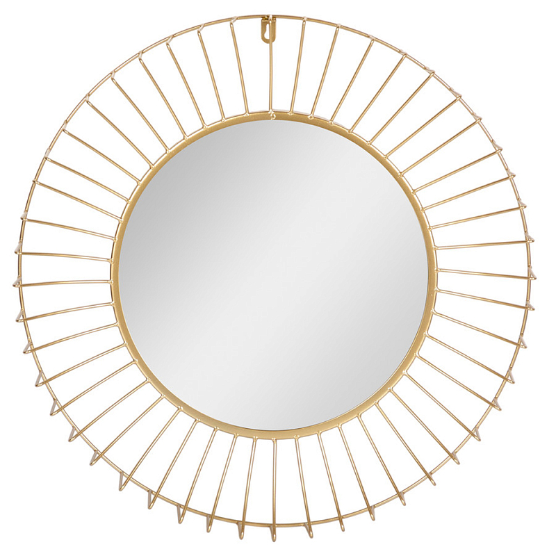 Зеркало круглое настенное в металлической оправе Modern Mirror Space Золотой Зеркало круглое настенное в металлической оправе Modern Mirror Space Золотой в Волгограде | Loft Concept