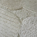 Панно из шерсти и хлопка с узором Beige Calista Serene варинант исполнения - 8 | Loft Concept в Волгограде